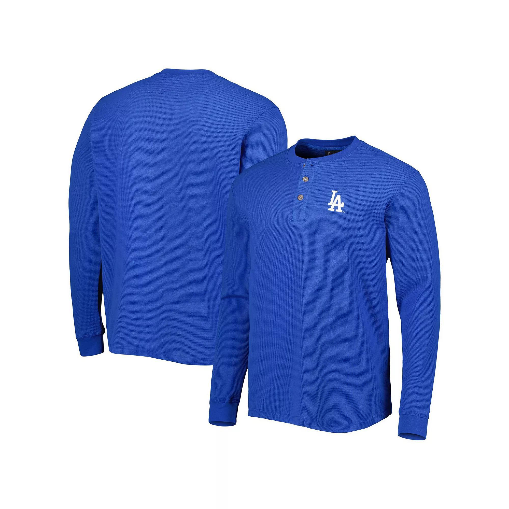 Men's Dunbrooke Los Angeles Dodgers Royal Maverick Long Sleeve T-Shirt, Size: 3XL, Blue Product Image