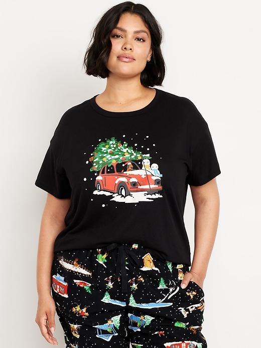 Matching Holiday-Graphic T-Shirt for Women Product Image