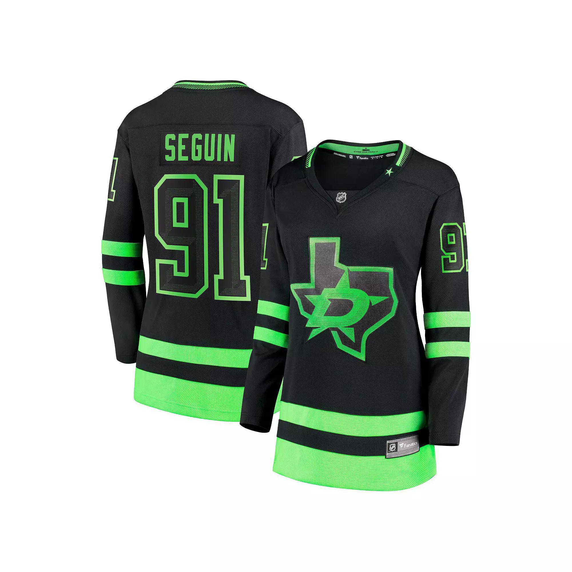 Womens Fanatics Branded Tyler Seguin Dallas Stars 2020/21 Alternate Premier Breakaway Player Jersey Product Image