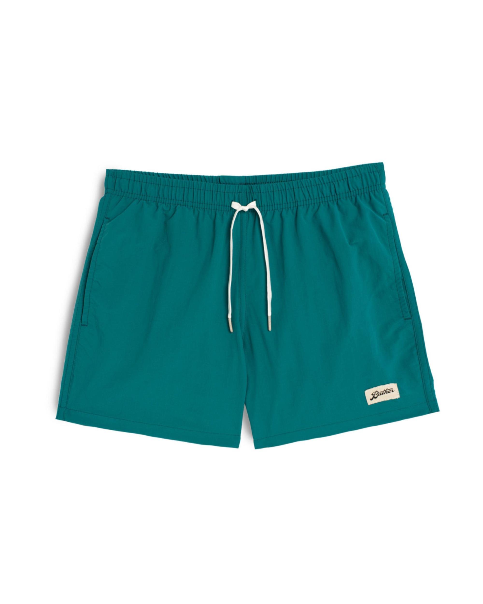 Solid Marine Swim Trunk Product Image