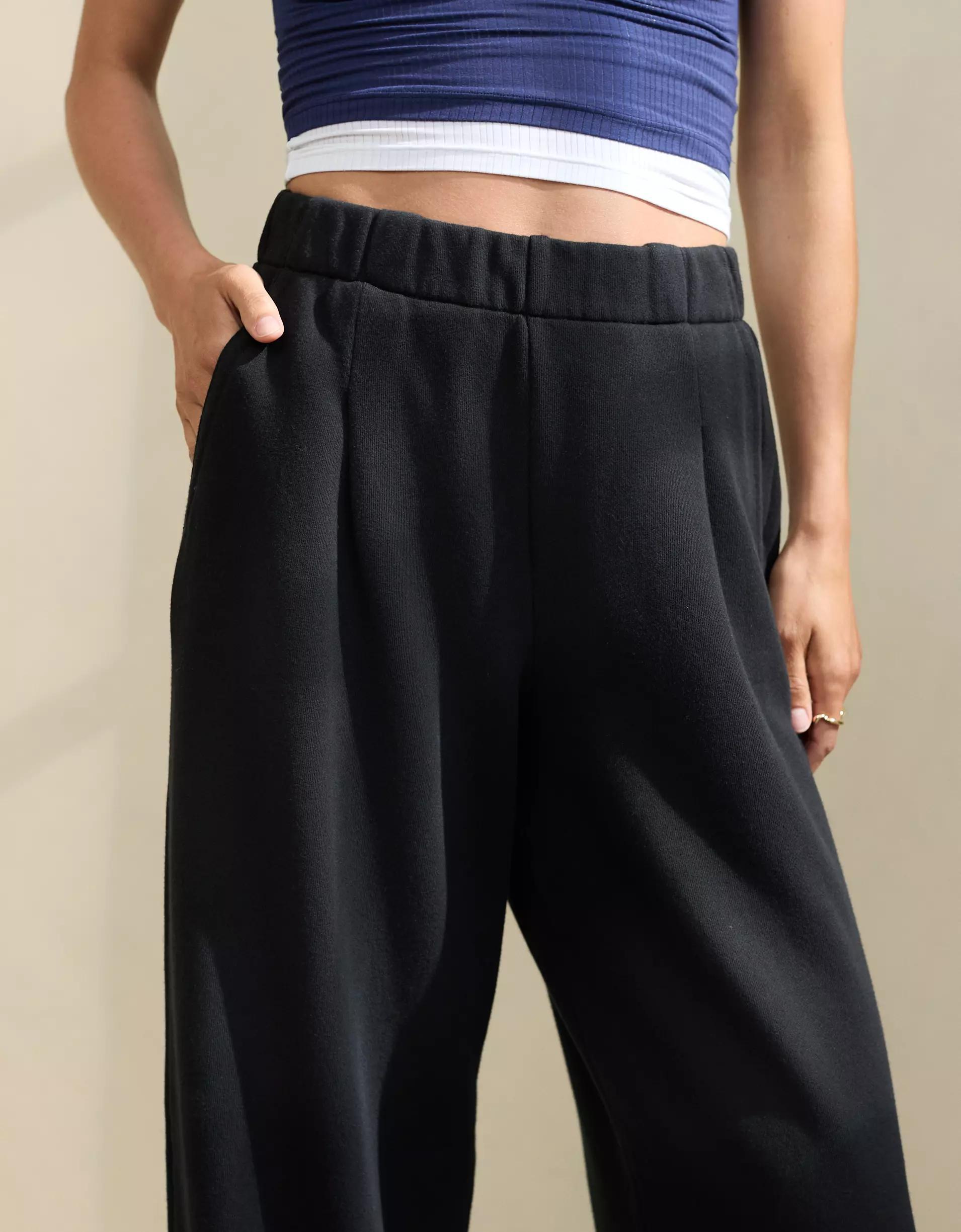 Aerie New Heights Fleece Trouser Product Image