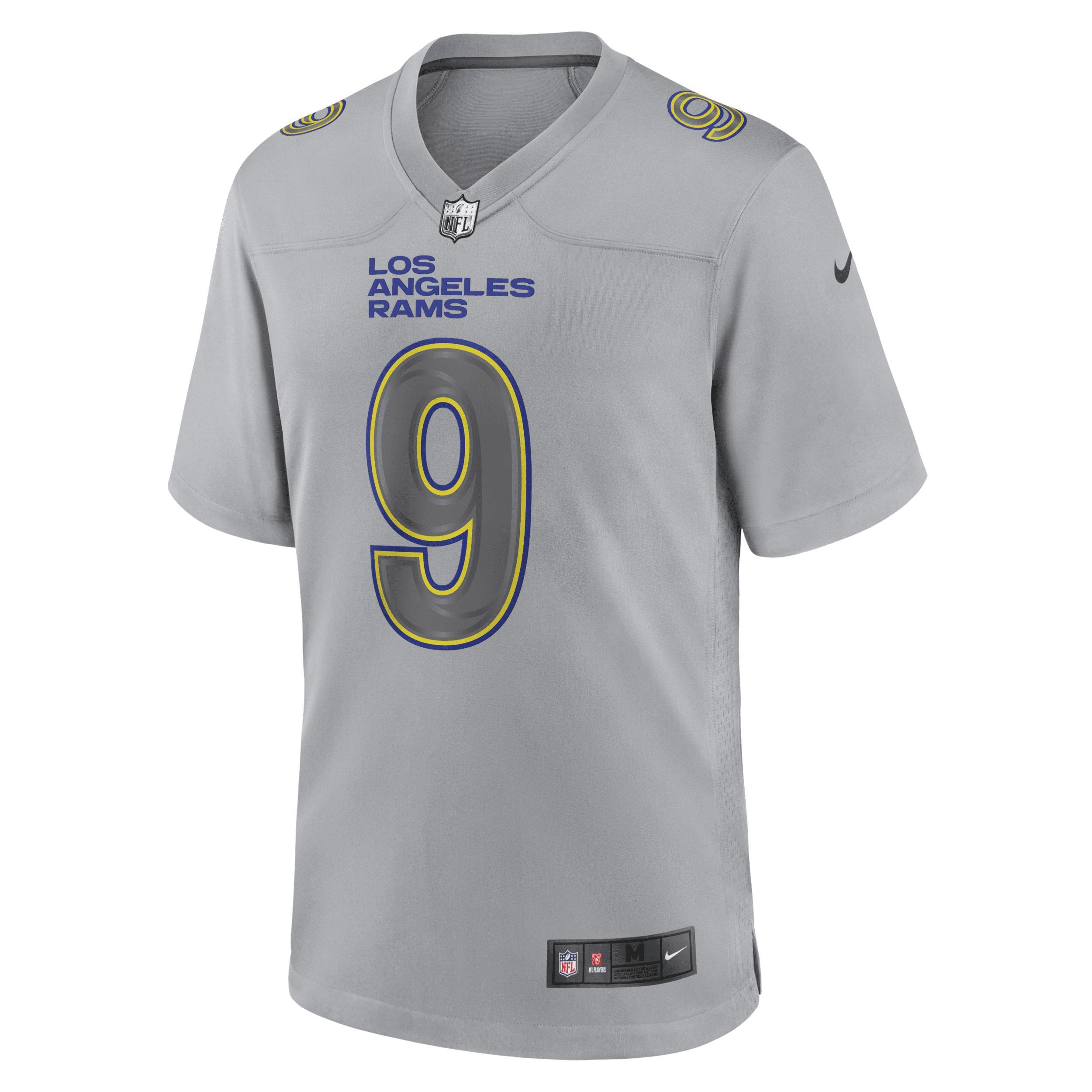 Mens Nike Matthew Stafford Gray Los Angeles Rams Atmosphere Fashion Game Jersey Product Image