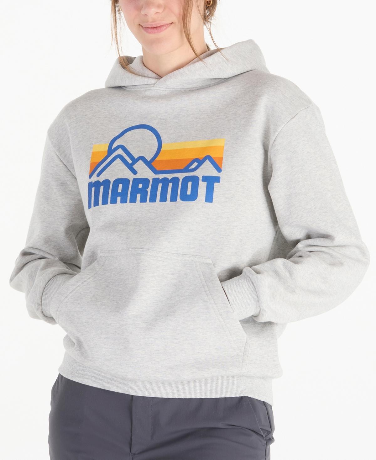 Women's Marmot Coastal Fleece Pullover Hoodie, Size: XL, Grey Product Image