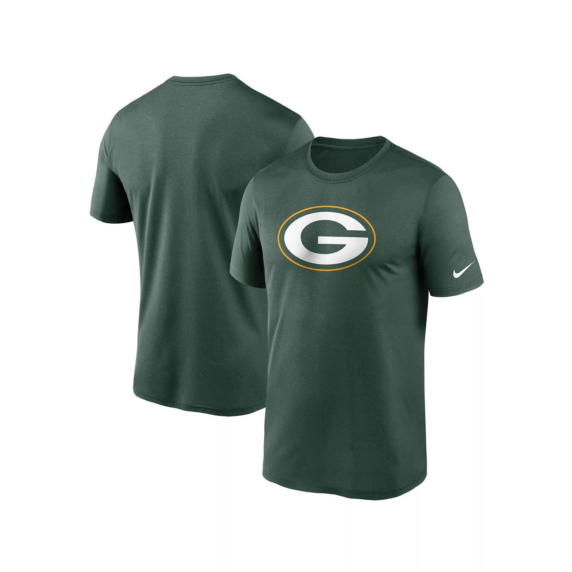 Men's Nike Green Green Bay Packers Logo Essential Legend Performance T-Shirt,  Product Image