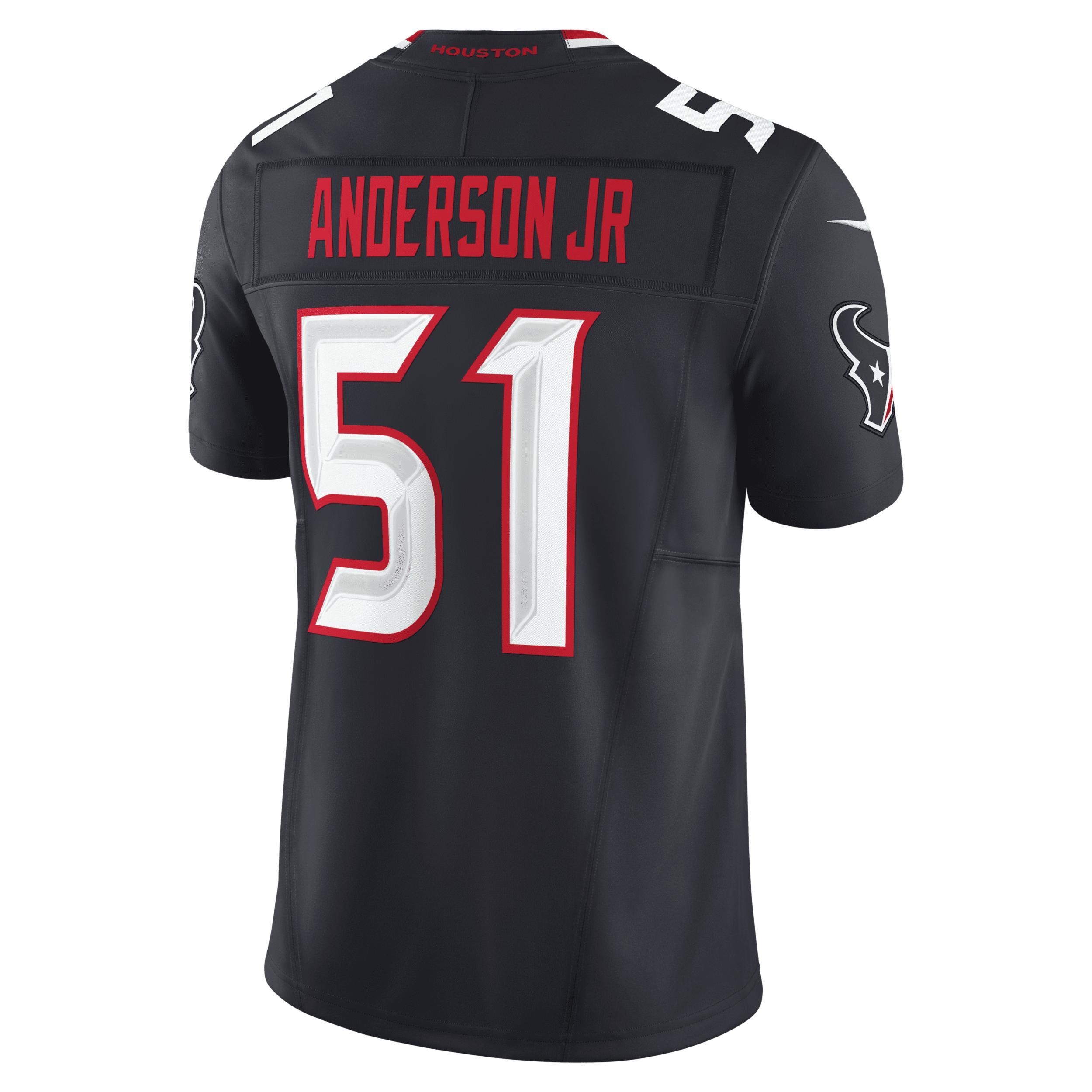 Men's Nike Will Anderson Jr. Navy Houston Texans Vapor F.U.S.E. Limited Jersey, Size: 3XL, Blue Product Image