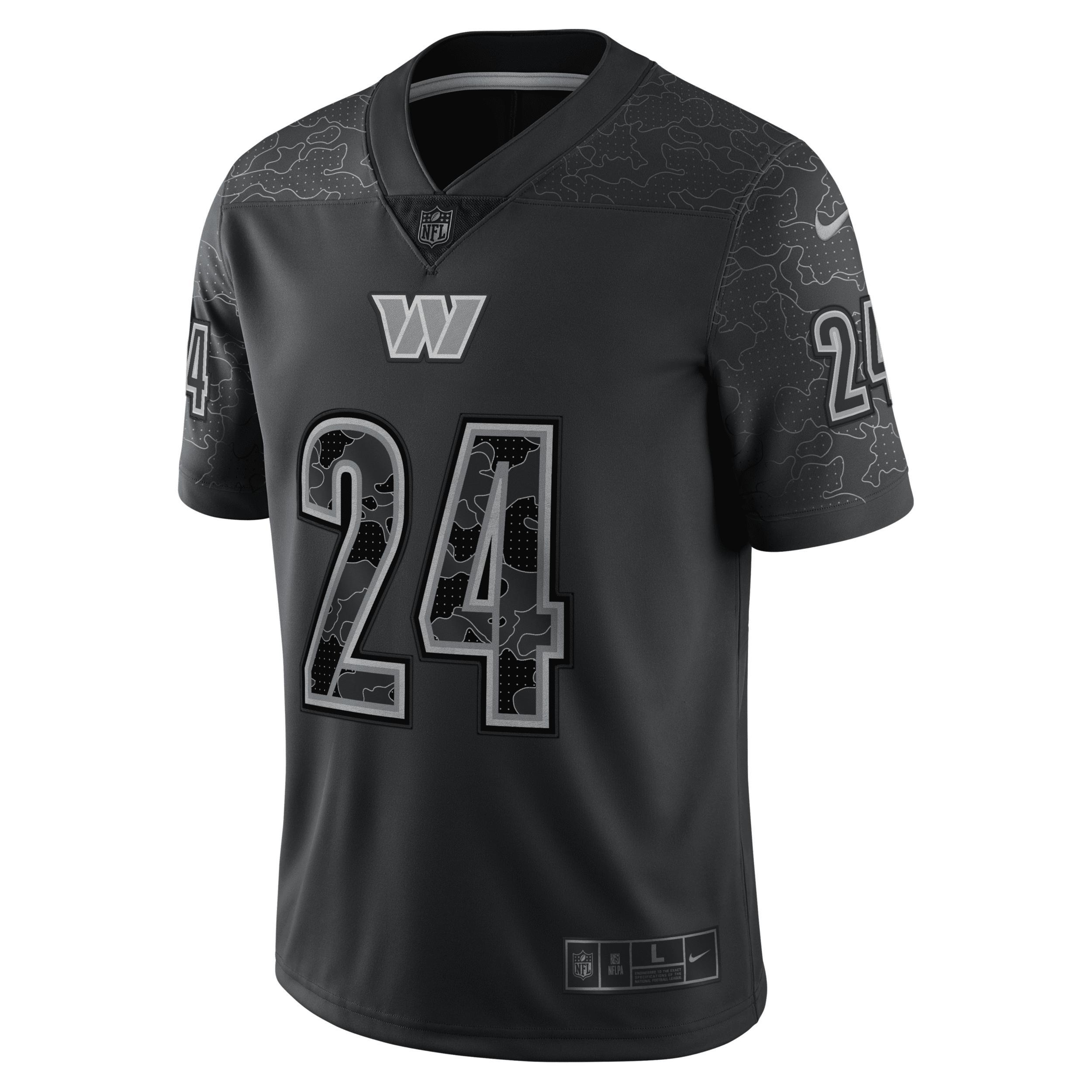 Mens Nike Antonio Gibson Black Washington Commanders RFLCTV Limited Jersey Product Image