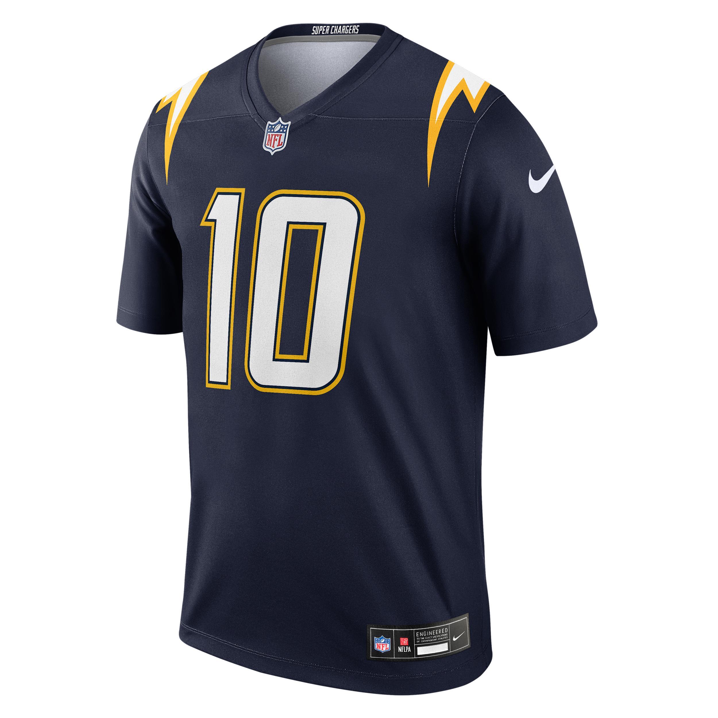 Justin Herbert Los Angeles Chargers Nike Mens Dri-FIT NFL Legend Jersey | 94NM0FAK97F-9Z3 Product Image