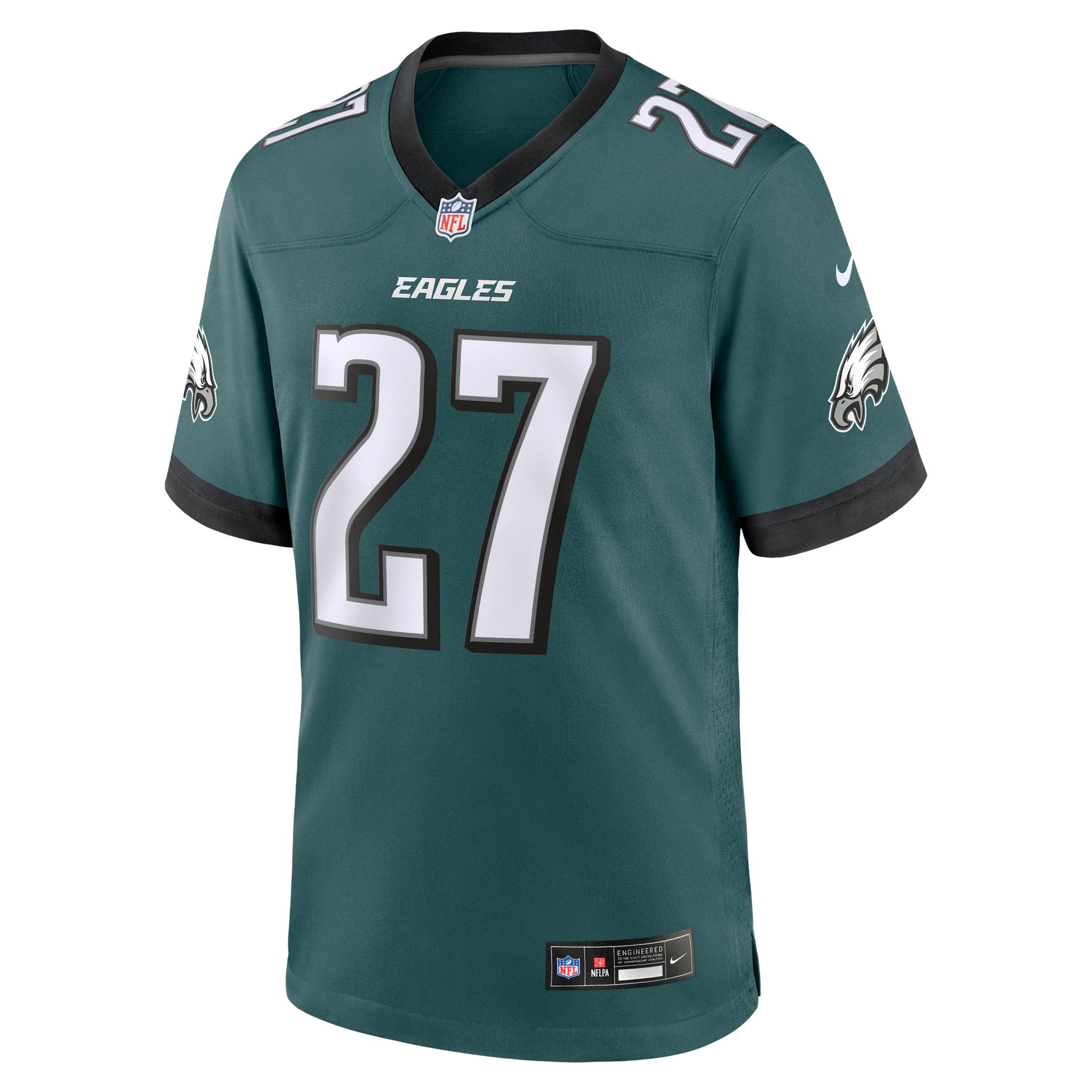 Quinyon Mitchell Philadelphia Eagles Nike Mens NFL Game Football Jersey | 67NM0ABR86F-XZA Product Image