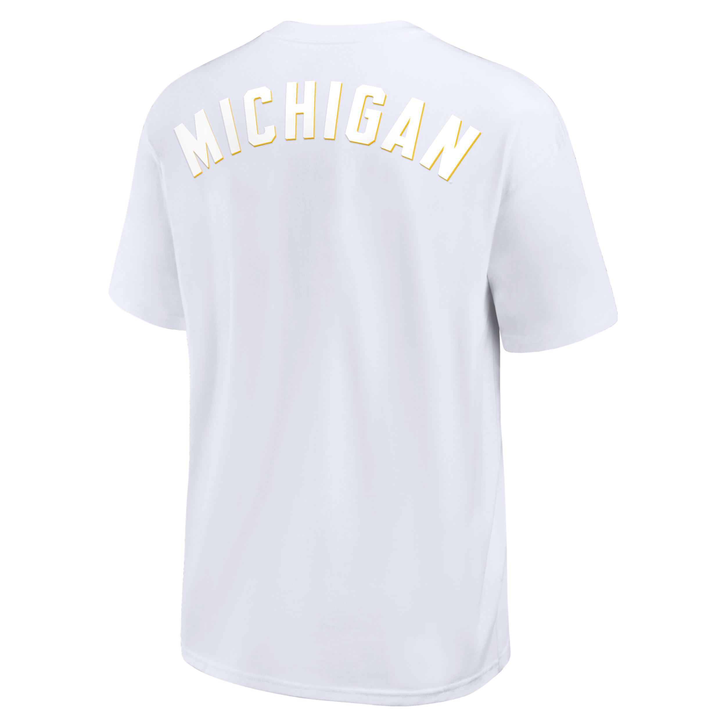 Michigan Wolverines Statement Max90 Nike Mens College T-Shirt | 0JAY10AMWN-QH8 Product Image