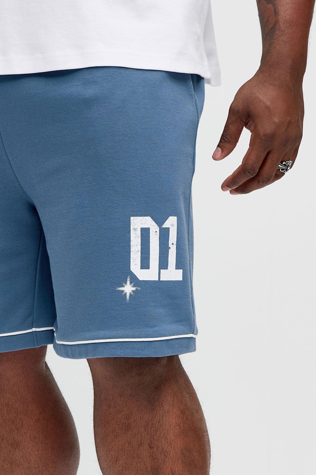 Embrace The New Sweatshorts - Blue Product Image