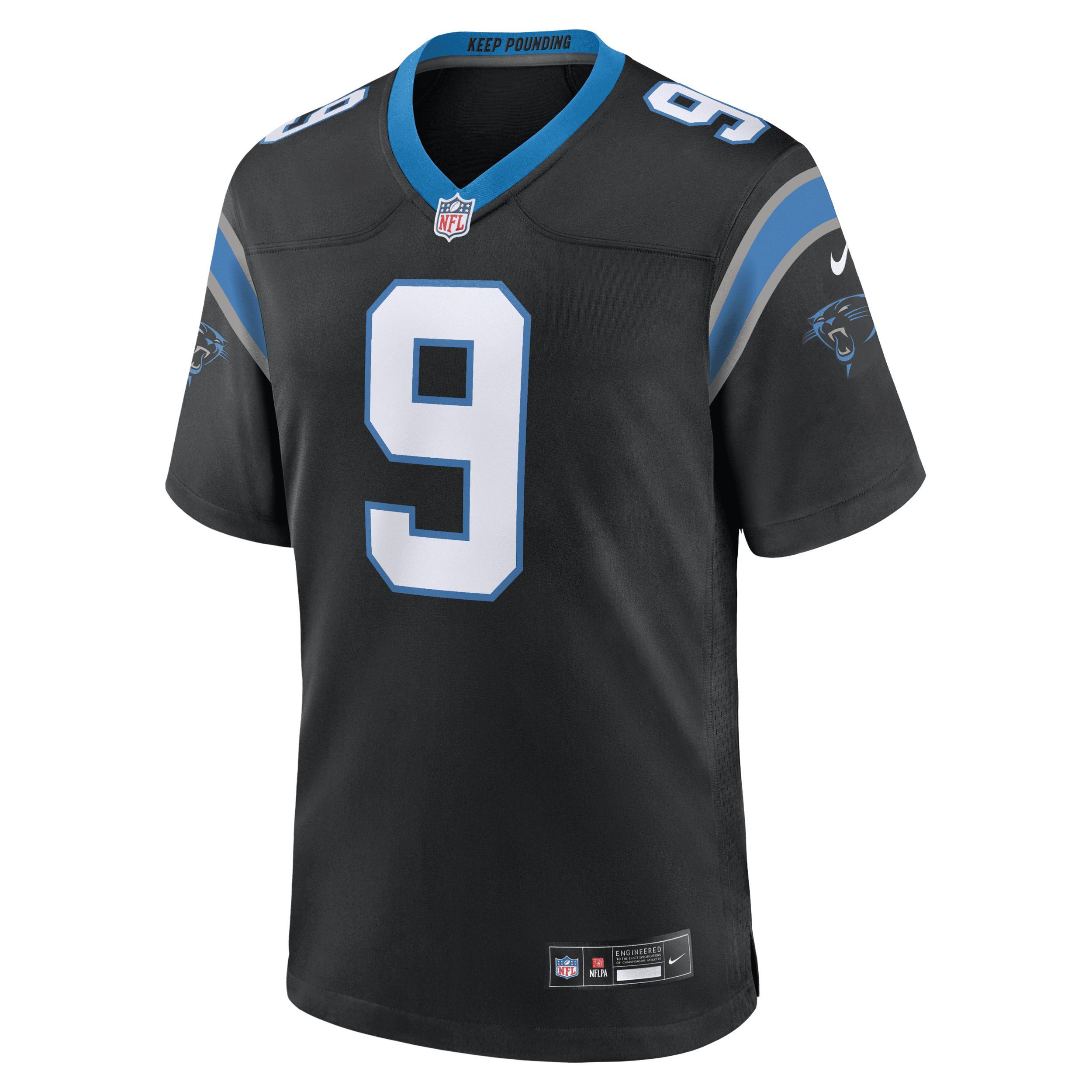 Men's Nike Bryce Young Black Carolina Panthers Team Game Jersey, Size: 3XL Product Image