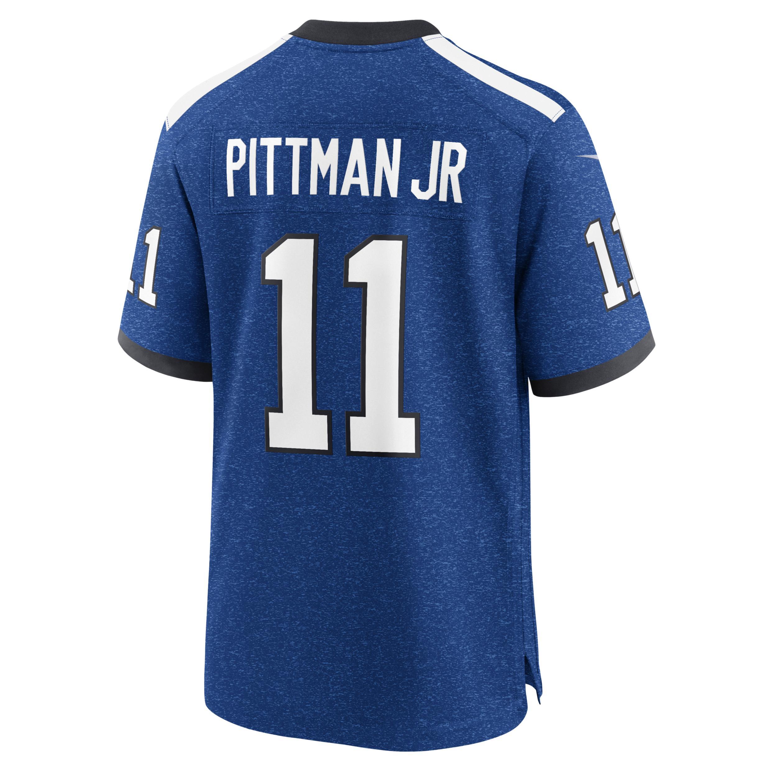 Men's Nike Michael Pittman Jr. Royal Indianapolis Colts Indiana Nights Alternate Game Jersey, Size: 2XL, Blue Product Image