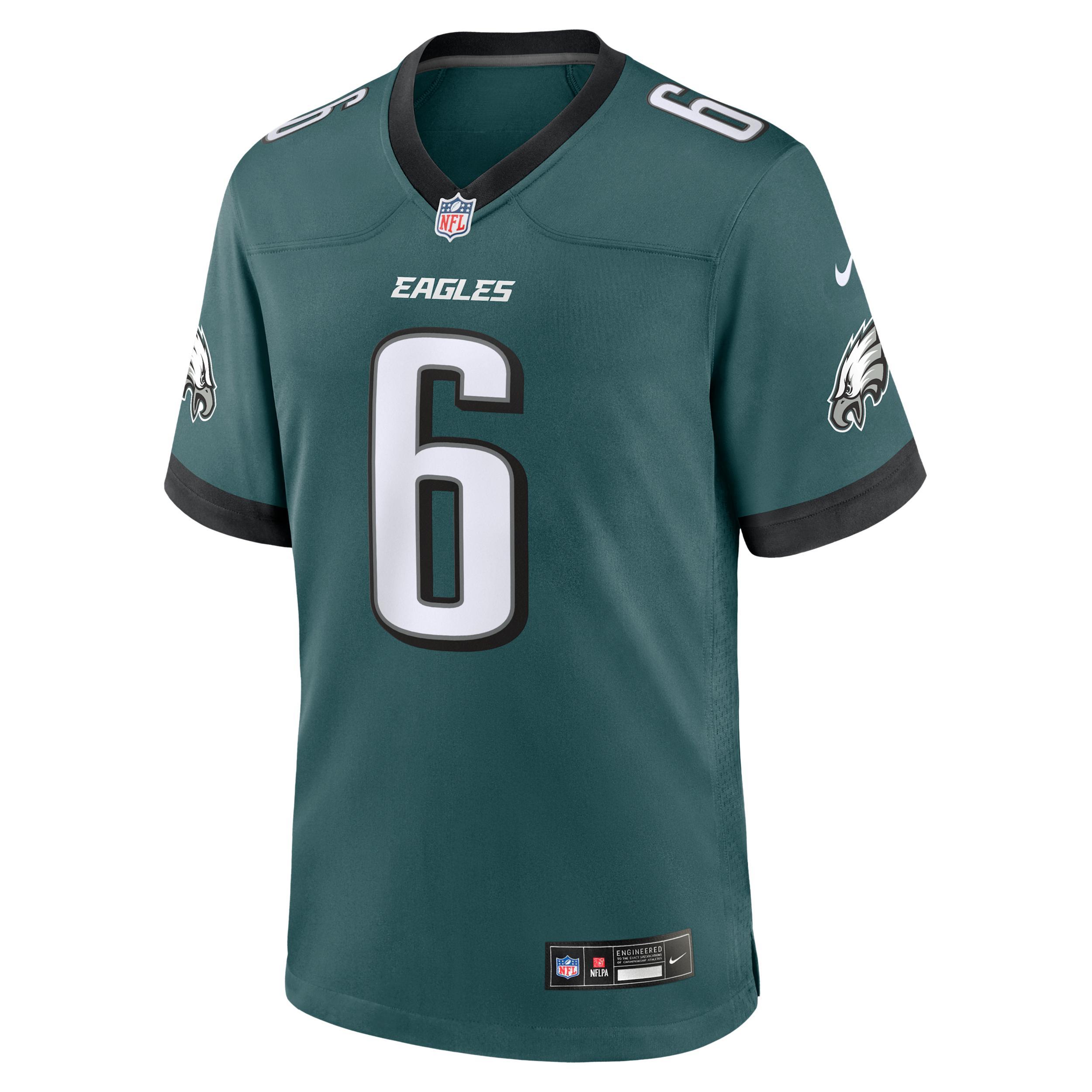 DeVonta Smith Philadelphia Eagles Nike Mens NFL Game Jersey | 67NM0ABR86F-00S Product Image