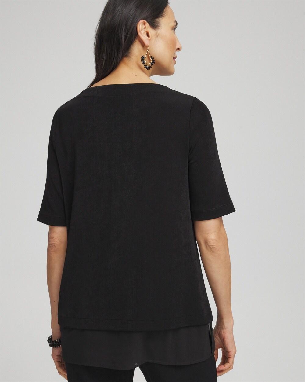 Travelers™ Chiffon Hem Top Product Image