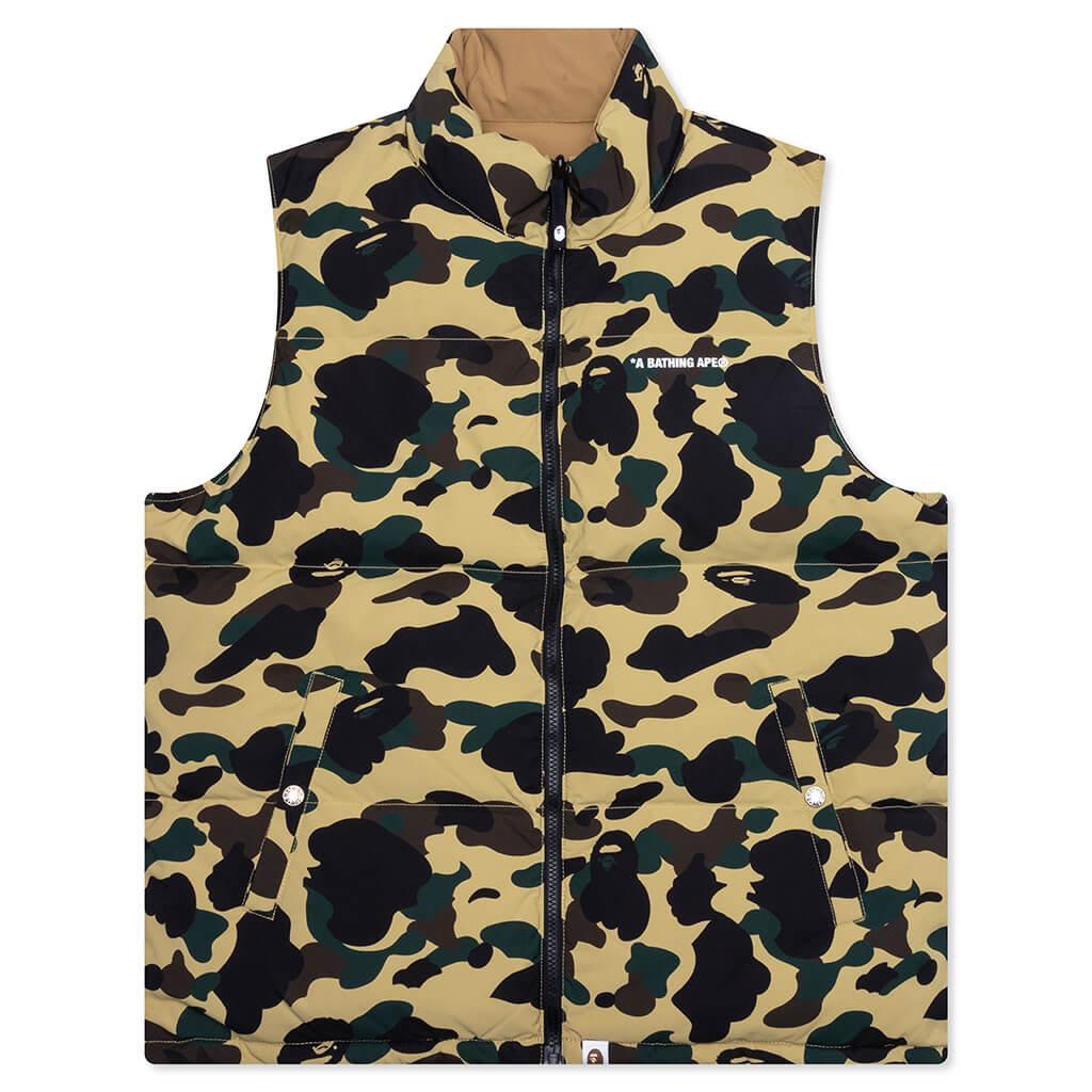 1st Camo Reversible Down Vest - Yellow Male Product Image