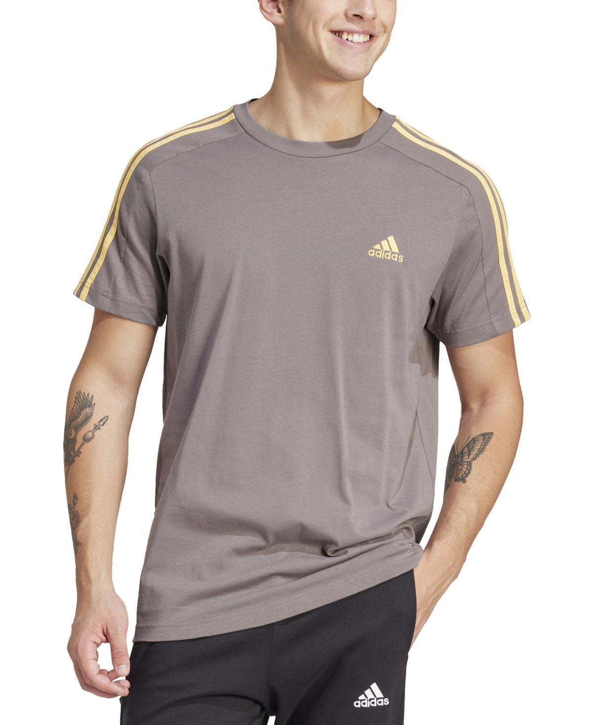 Mens adidas Sportswear Essentials 3-Stripes Tee Better Red Product Image