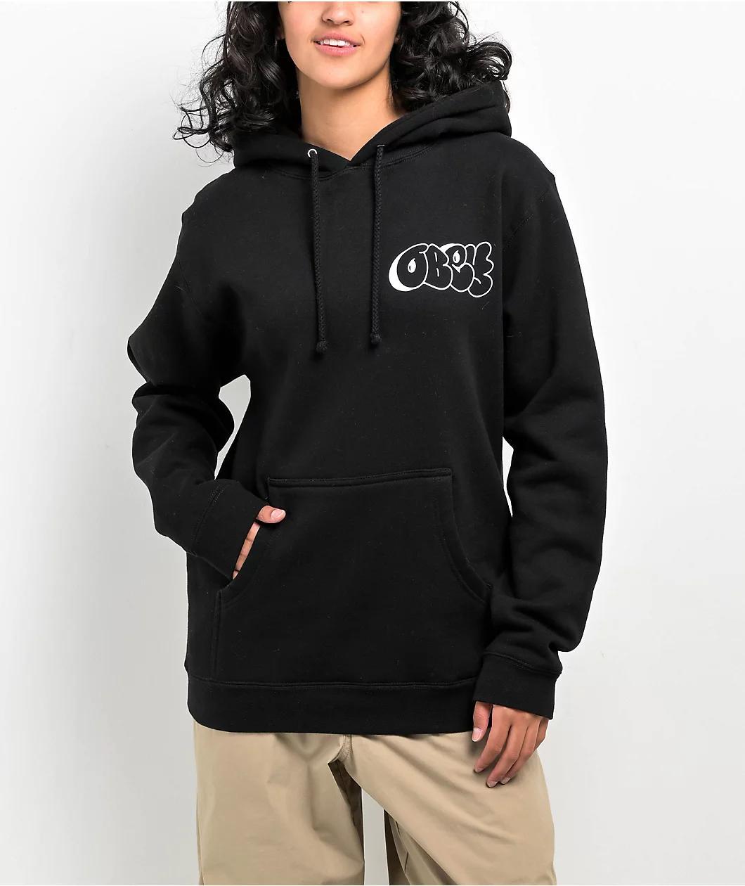 Obey Graffiti 2 Black Hoodie Product Image