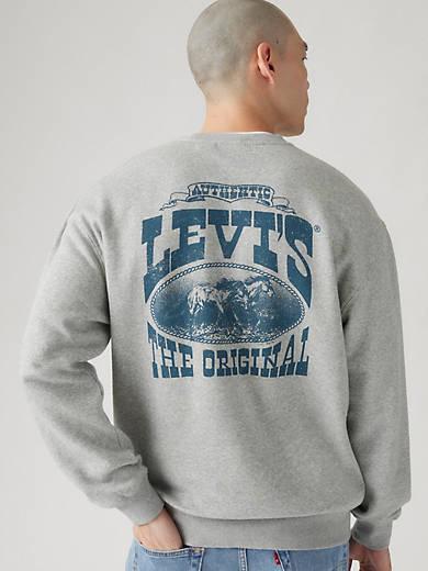 Relaxed Graphic Crewneck Sweatshirt Product Image