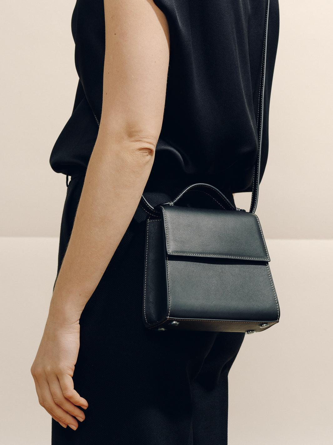 Small Top Handle in Nappa Product Image