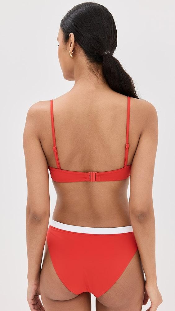 STAUD Jo Balconette Bikini Top | Shopbop Product Image