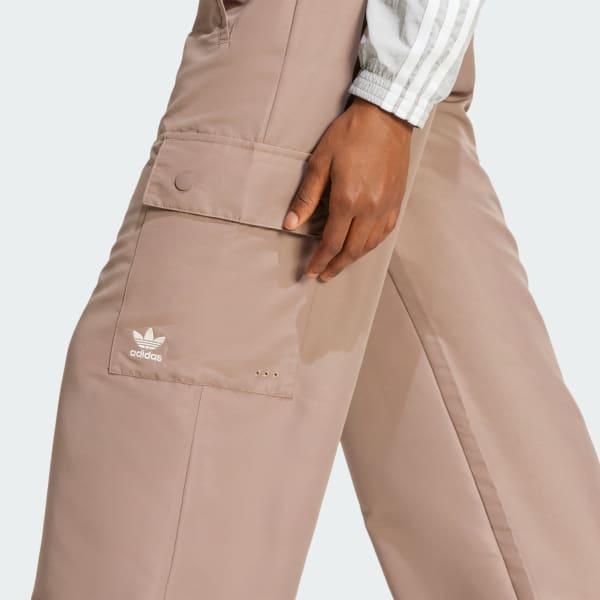 adidas Essentials Woven Cargo Pants Trace Brown M Womens Product Image