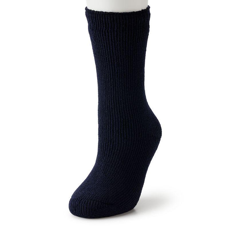 Womens Heat Holders Original 7x Warmer Solid Crew Socks Product Image