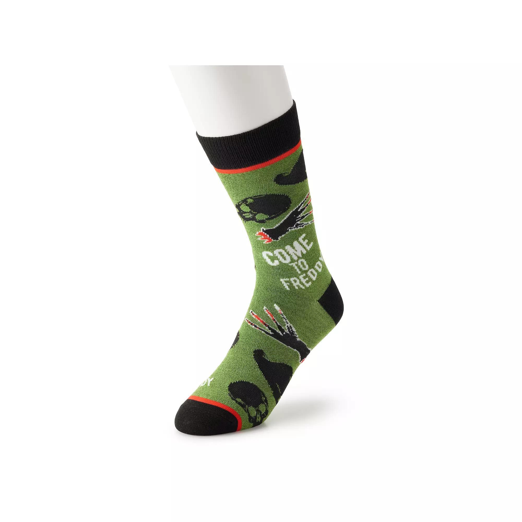 Men's Novelty Crew Socks, Nightmare On Elm St Product Image