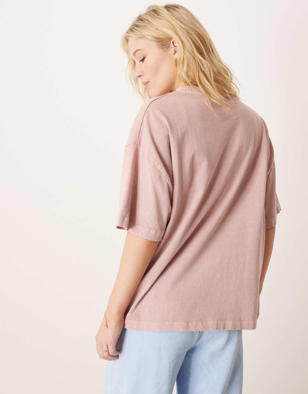 ASOS DESIGN oversized tee in cameo brown Product Image
