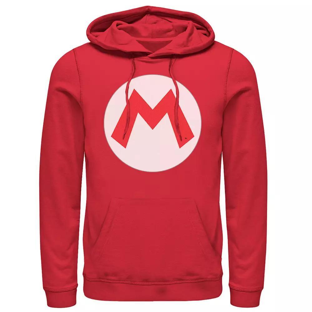 Men's Nintendo Super Mario Icon Costume Hoodie, Size: 3XL, Red Product Image