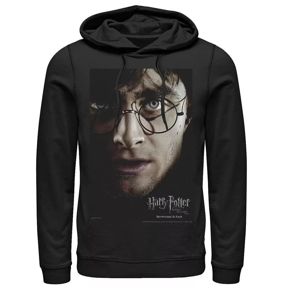 Men's Harry Potter Deathly Hallows Harry Character Poster Graphic Pullover Hoodie,  Product Image