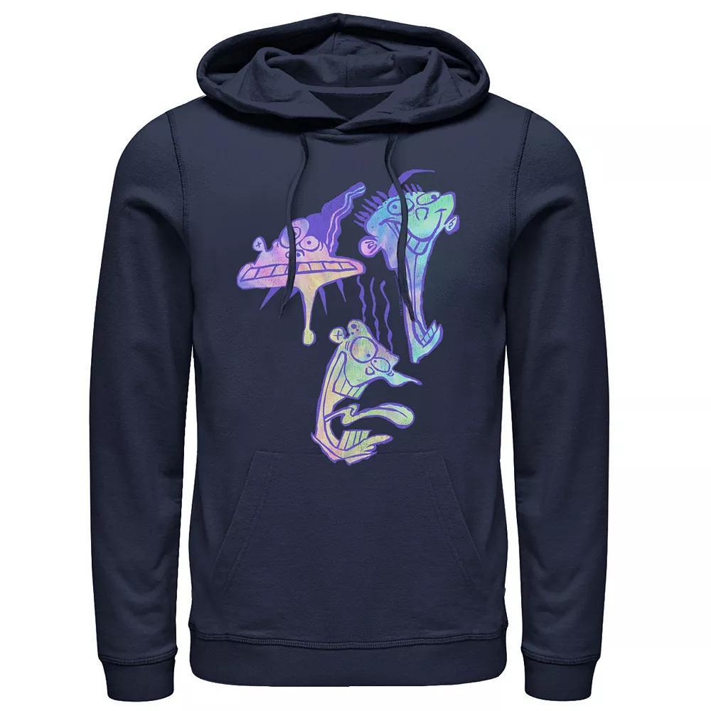 Men's Cartoon Network Ed, Edd & Eddy Trippy Laughing Head Shots Hoodie,  Product Image