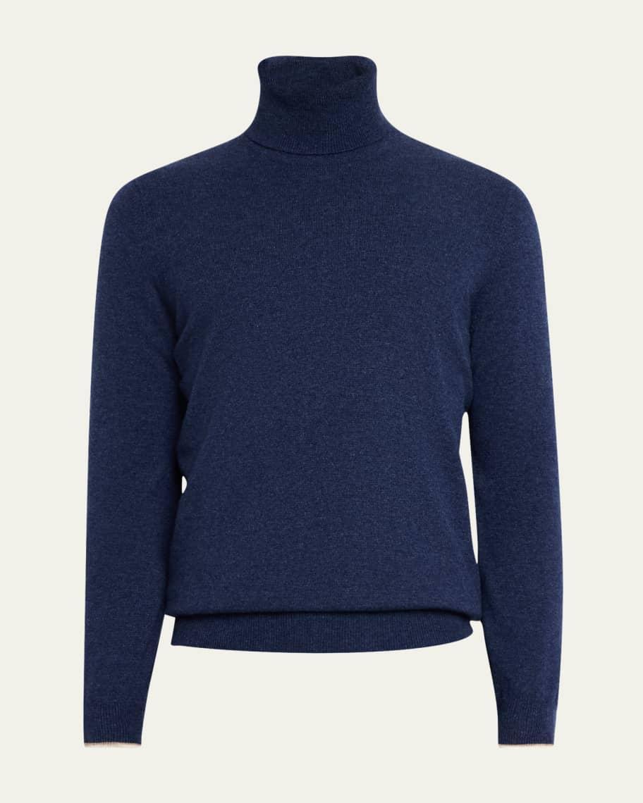 Mens Cashmere Turtleneck Sweater Product Image