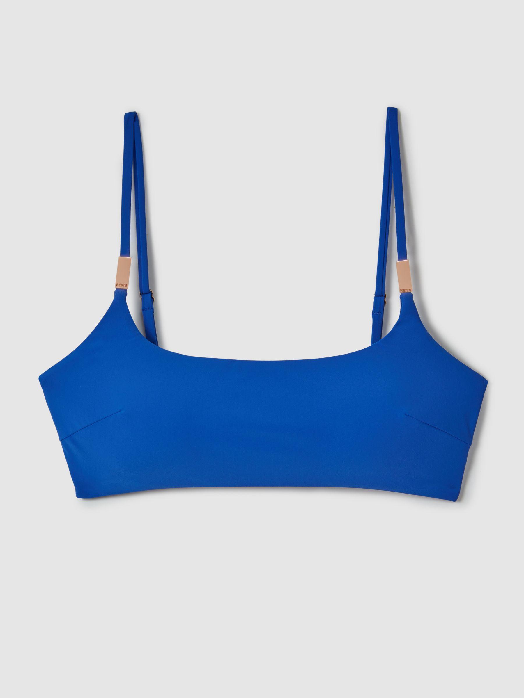 Bandeau Bikini Top in Cobalt Blue Product Image