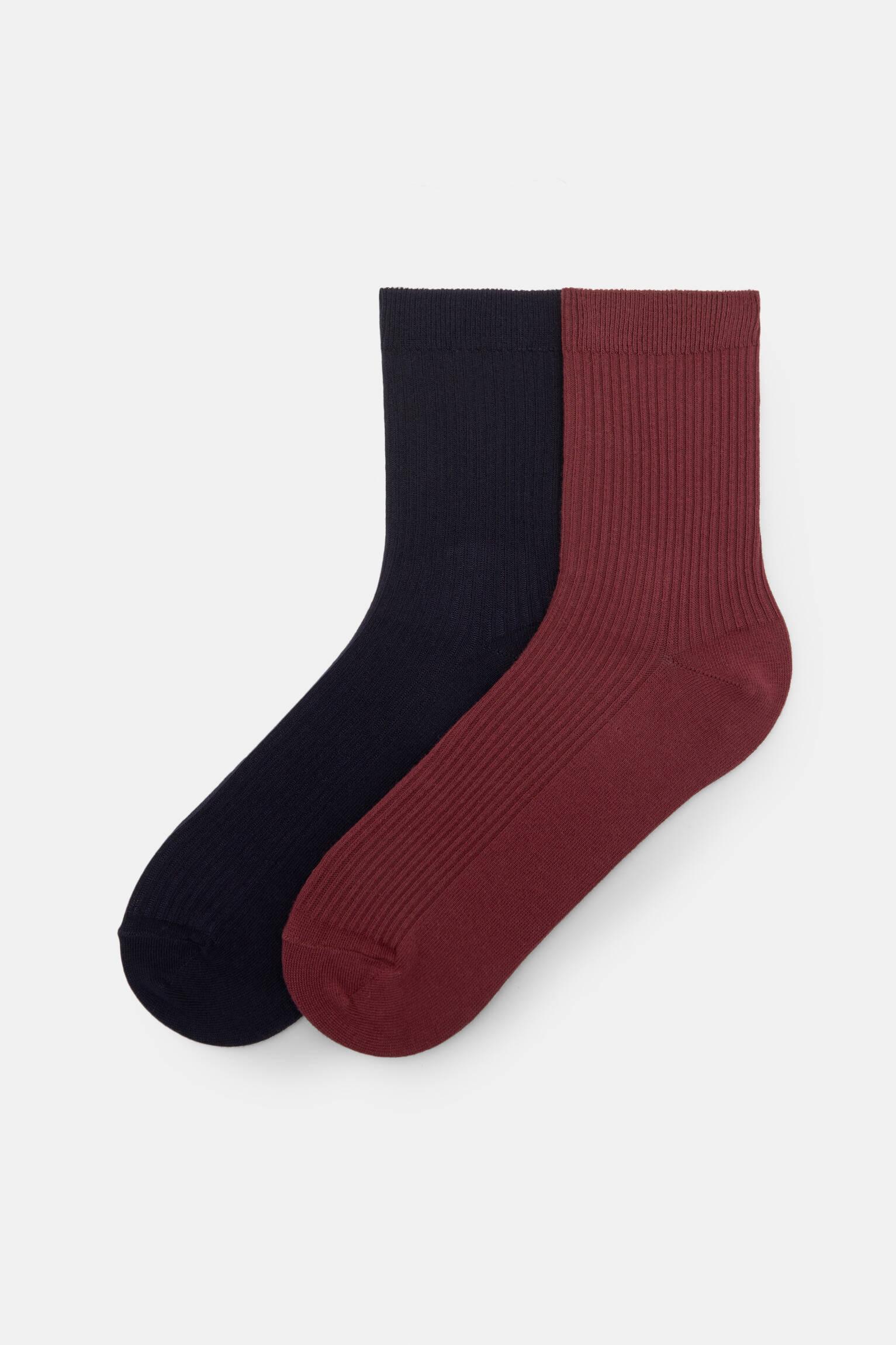 Pack of long ribbed socks Product Image