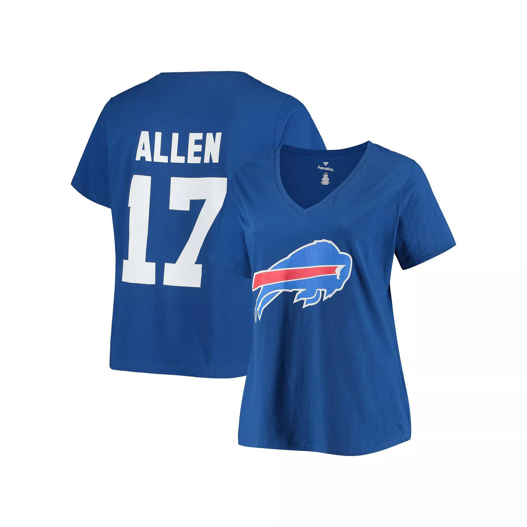 Women's Fanatics Branded Josh Allen Royal Buffalo Bills Plus  Product Image