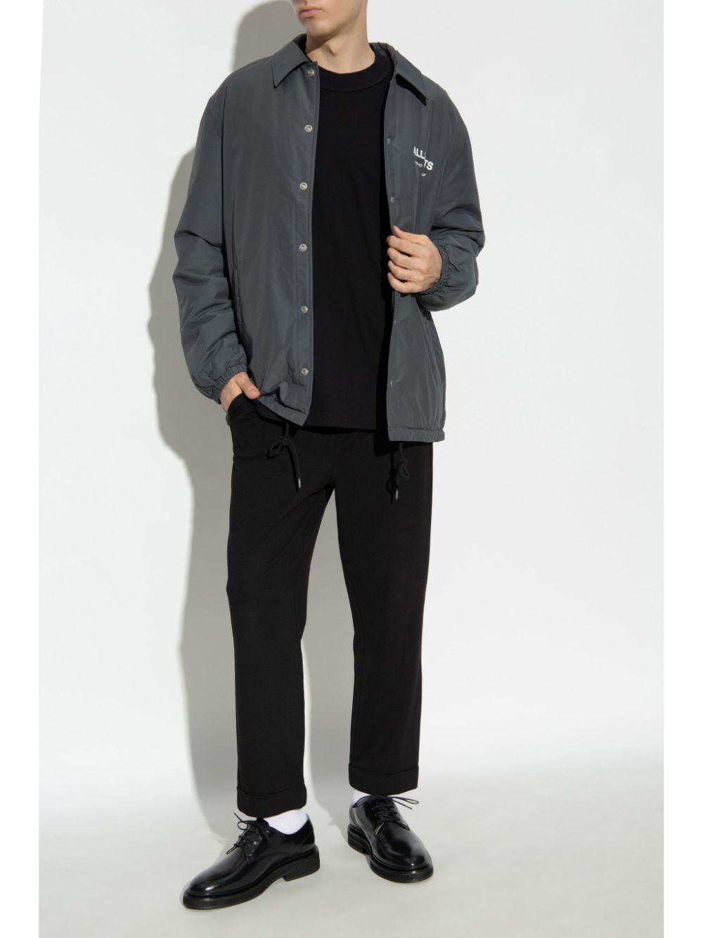 ALLSAINTS Underground Shirt Jacket In Grey Product Image