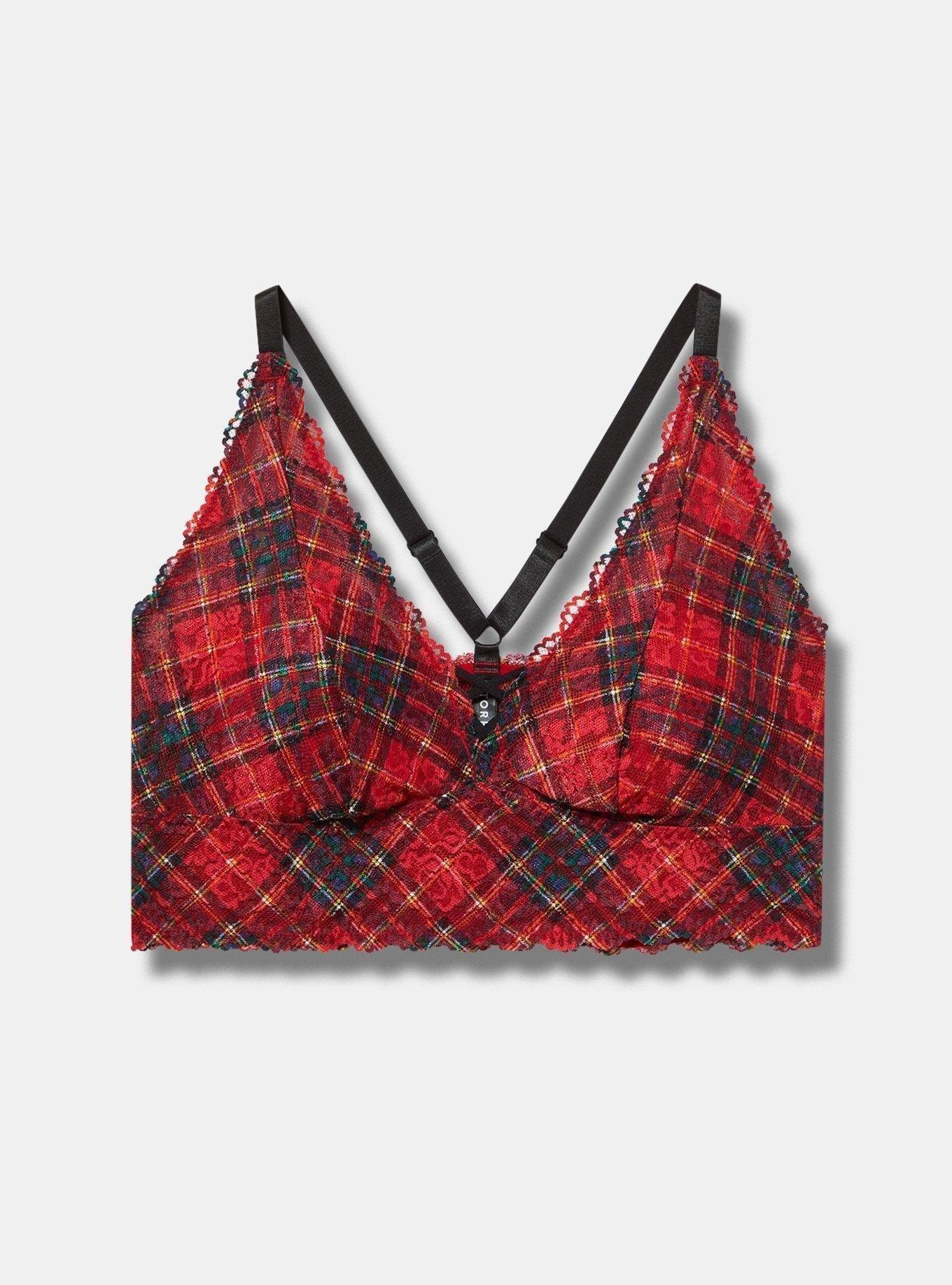 Lightly Lined Simply Lace XO Front Bralette Product Image