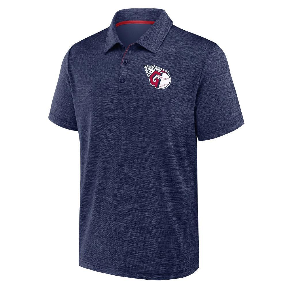 MLB Los Angeles Angels Men's Heather Polo T-Shirt : Tagless, Collared Product Image