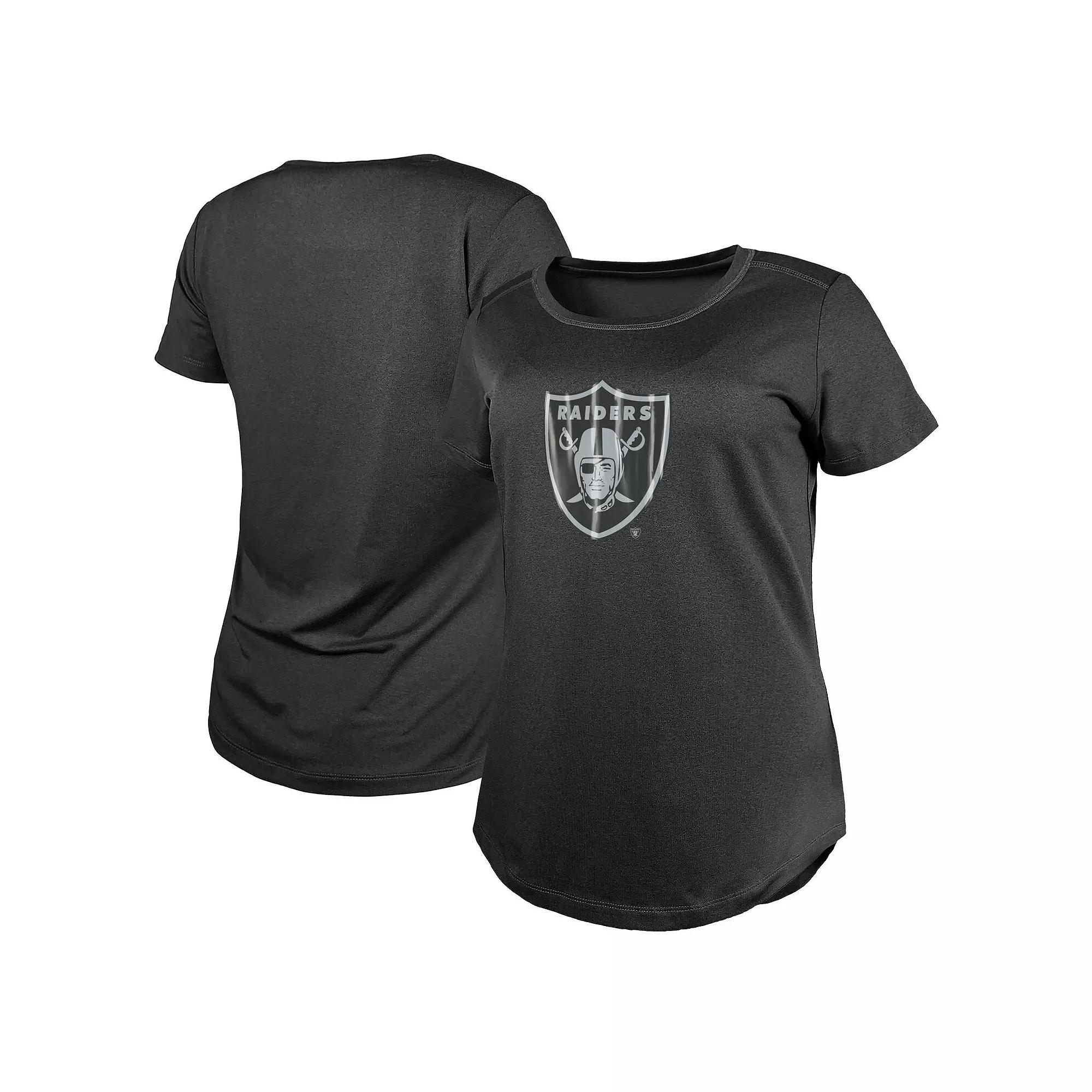 Women's New Era  Charcoal Las Vegas Raiders 2024 NFL Draft T-Shirt, Size: 2XL, Lvr Charco Product Image