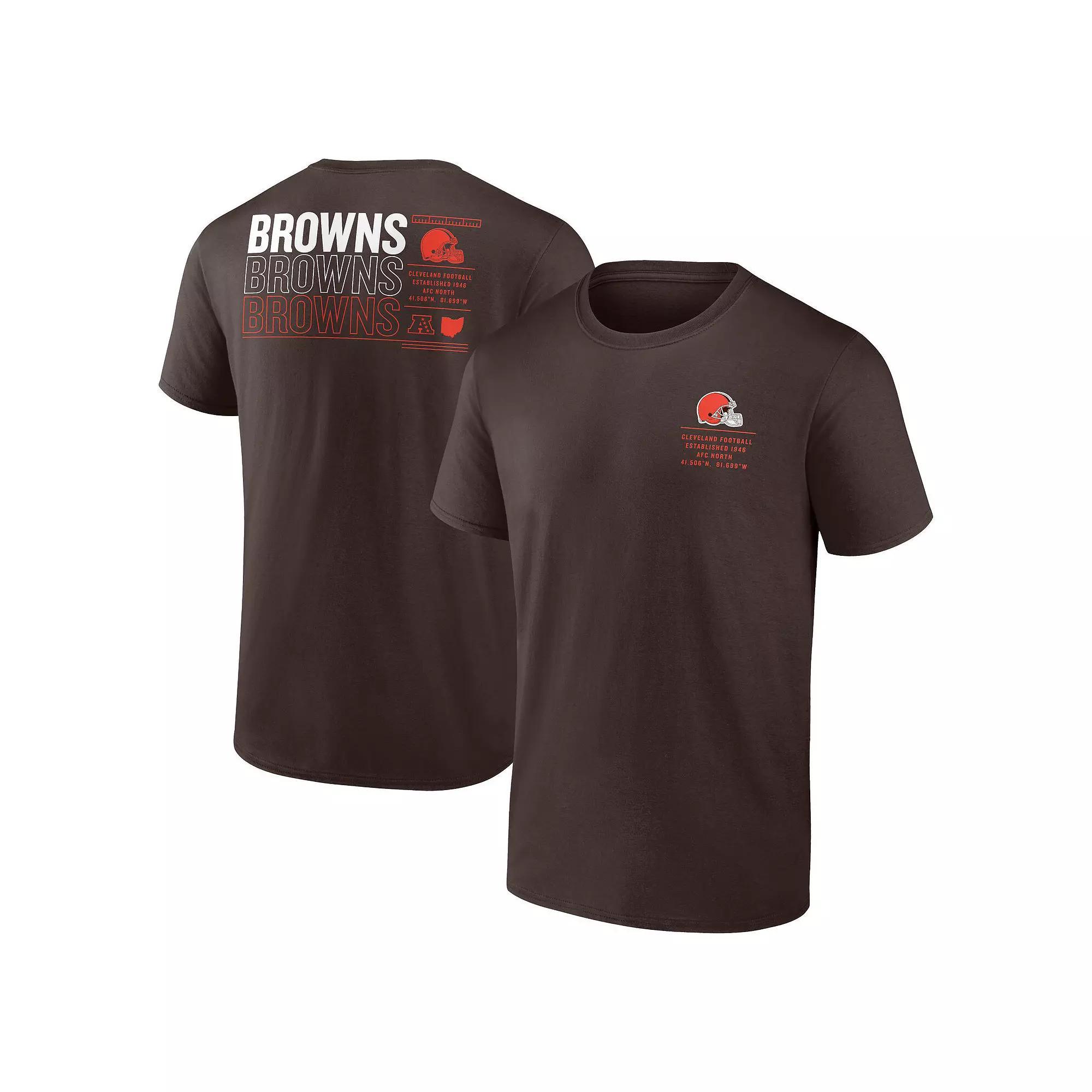 Men's Fanatics Brown Cleveland Browns Repeat Stats T-Shirt,  Product Image