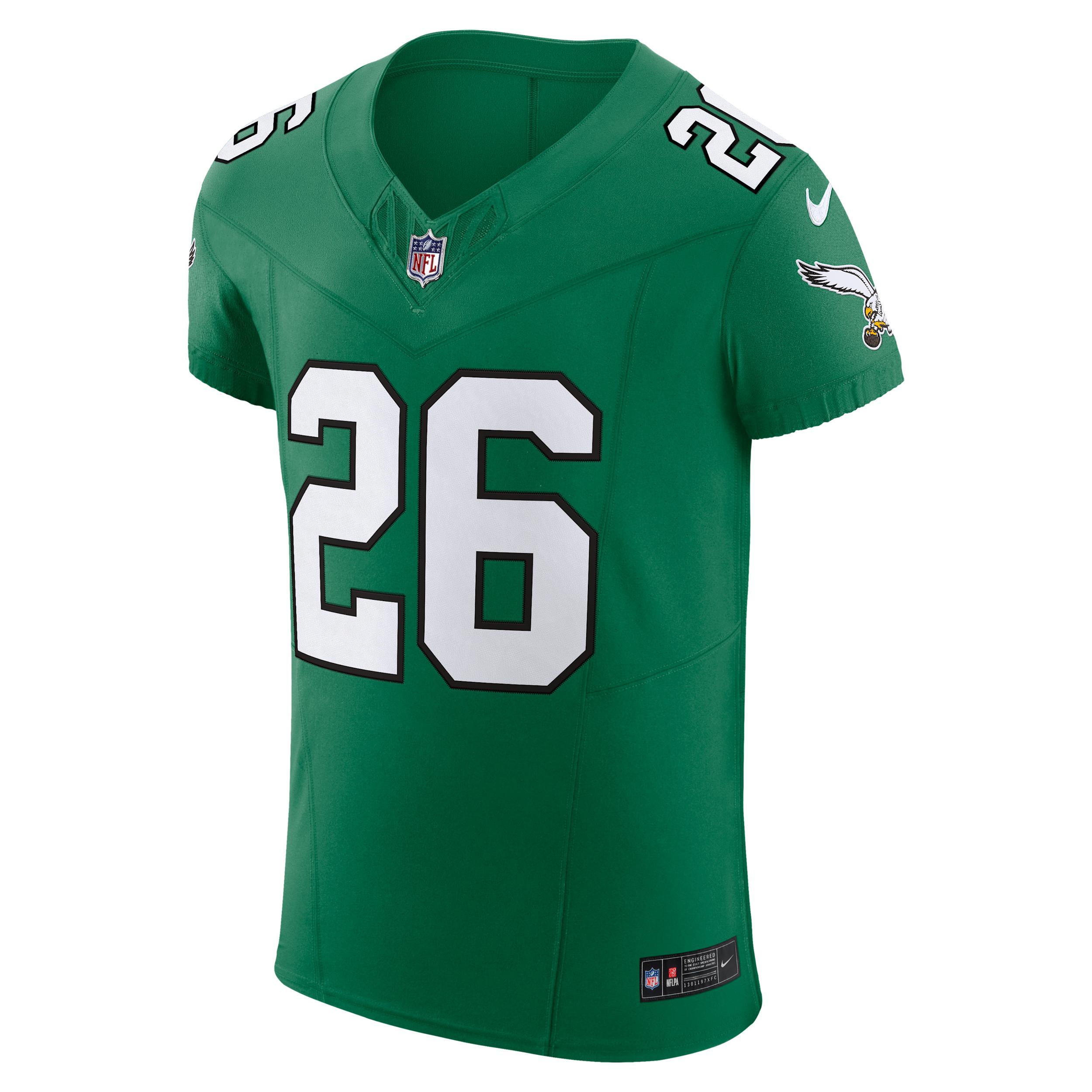 Saquon Barkley Philadelphia Eagles Nike Mens Dri-FIT NFL Elite Jersey | 58NM03T786F-8Y3 Product Image