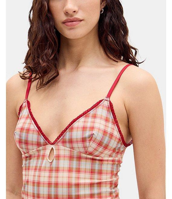 BDG Urban Outfitters Je Taime Check Print Camisole Product Image