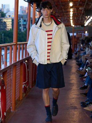 Wide-Leg Crinkle Chino Short Product Image