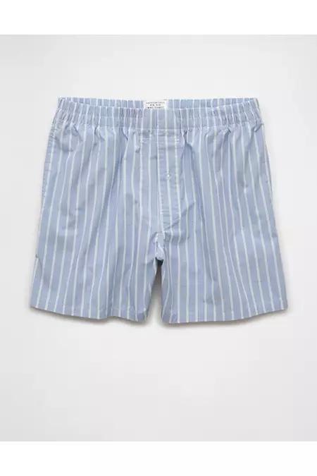 AEO Mens Striped Poplin Pocket Boxer Short Mens Product Image