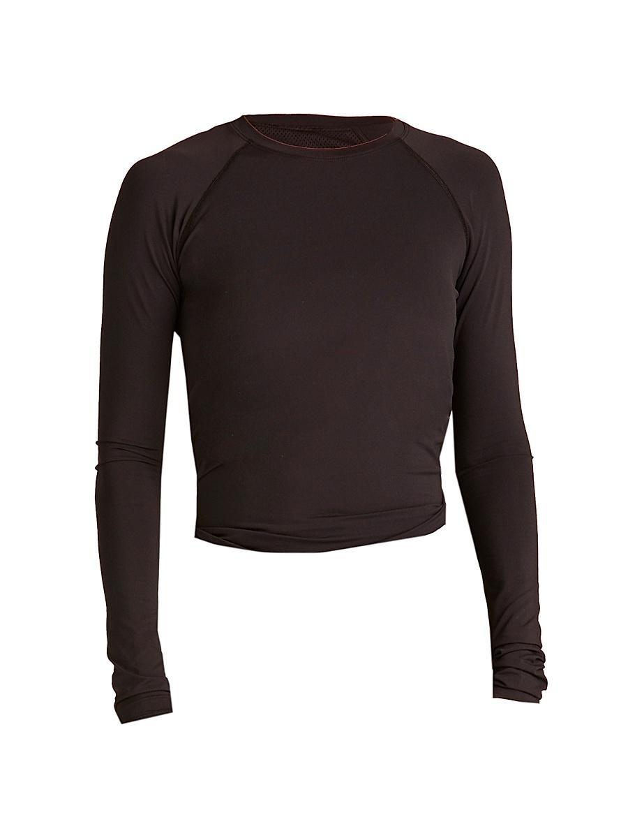 Womens Tie Back Long Sleeve T-Shirt Product Image