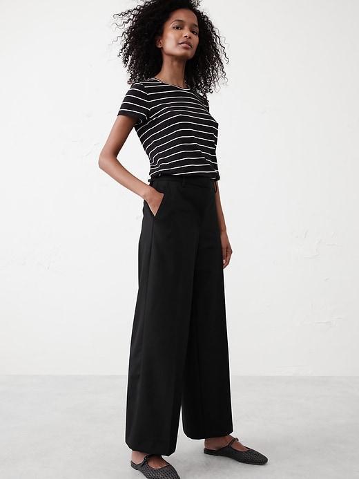 Bi-Stretch Easy Wide-Leg Pant Product Image