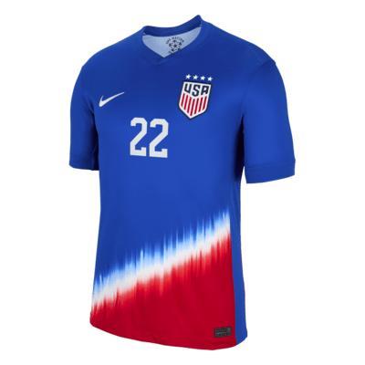 Alex Morgan USWNT 2024 Stadium Away Men's Nike Dri-FIT Soccer Jersey Product Image