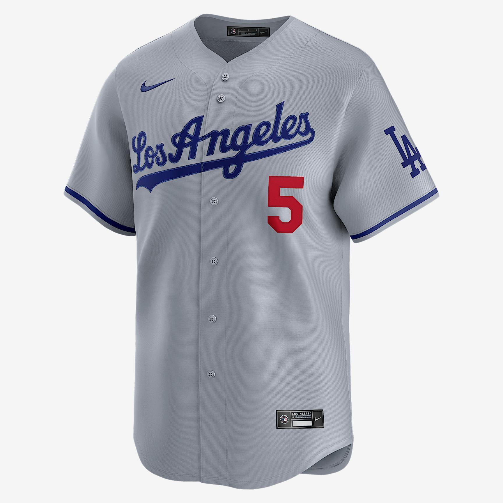 Freddie Freeman Los Angeles Dodgers Nike Men's Dri-FIT ADV MLB Limited Jersey Product Image