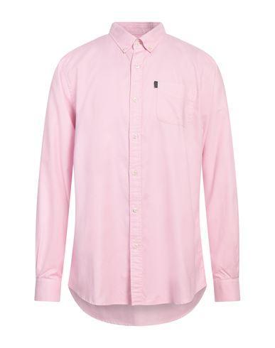 BARBOUR Man Shirt Pink Size L Cotton Product Image