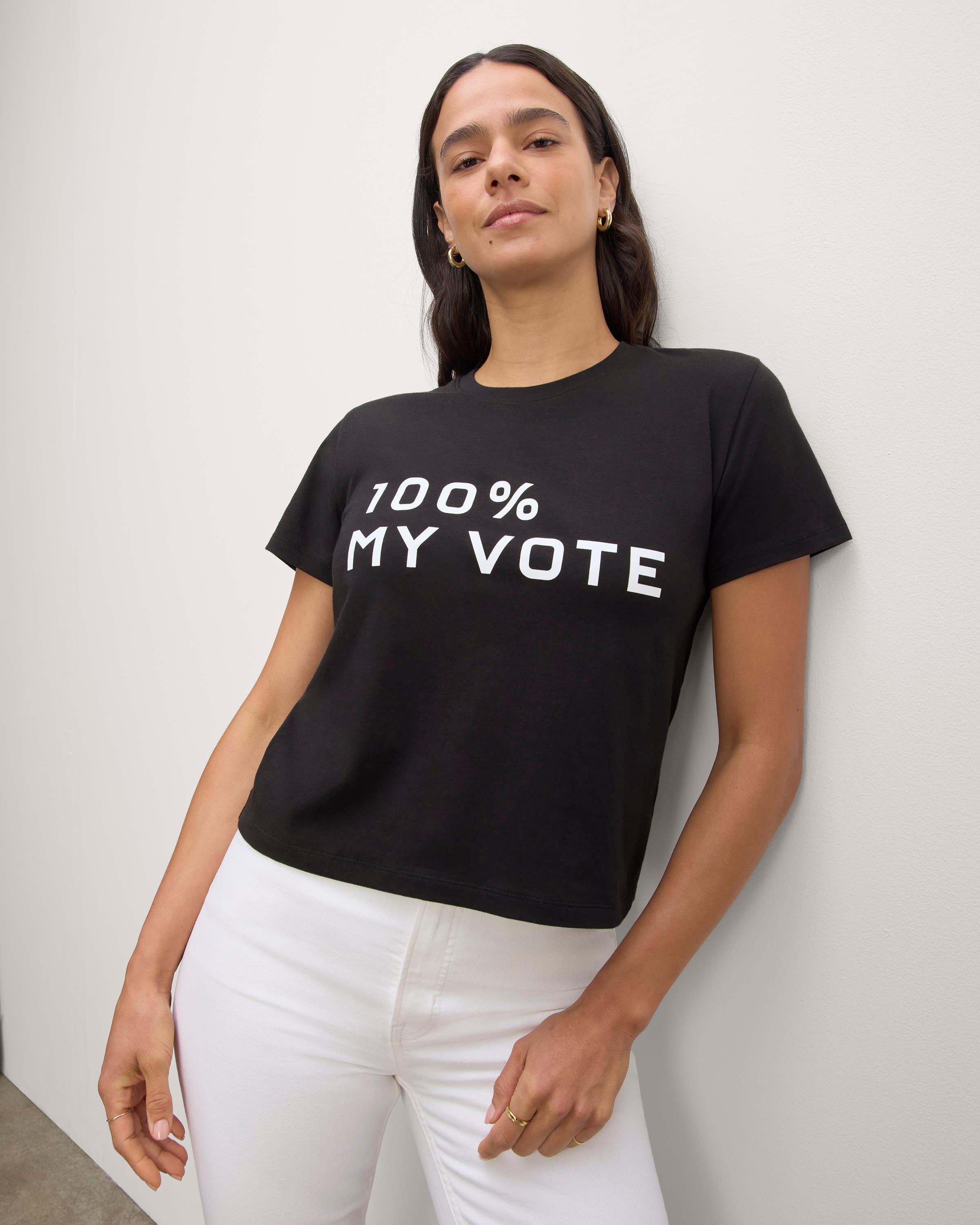 The Voter Tee in Essential Cotton Product Image